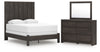 Parlayon Queen Panel Bed, Dresser and Mirror