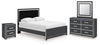 Birmonton Queen Panel Bed, Dresser, Mirror and Nightstand