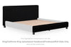 Birmonton King/California King Upholstered Headboard/Footboard/Roll Slats