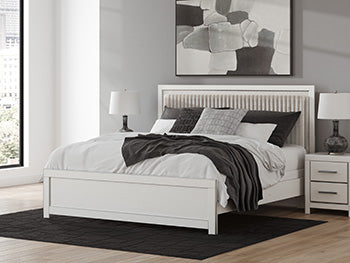Largueros de panel de cama King Birmonton