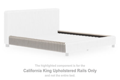 Birmonton California King Upholstered Rails
