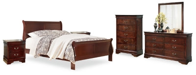 Alisdair King Sleigh Bed, Dresser, Mirror, Chest and 2 Nightstands