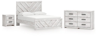 Cama, Cómoda y Mesita de Noche Cayboni Queen