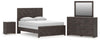 Prendonea Queen Panel Bed, Dresser, Mirror and Nightstand