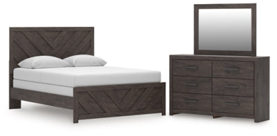 Prendonea Queen Panel Bed, Dresser and Mirror