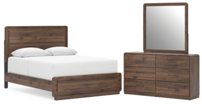 Hollinaze Queen Panel Bed, Dresser and Mirror