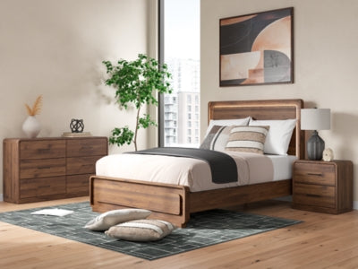 Hollinaze Queen Panel Bed, Dresser and Nightstand