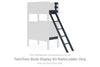 Nextonfort Twin/Twin Bunk Display Kit Rails/Ladder