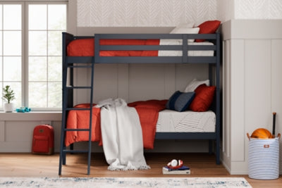 Nextonfort Twin over Twin Bunk Bed with Mattresses