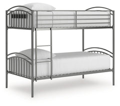 Hilletran Twin over Twin Bunk Bed with Ladder