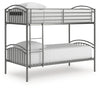 Hilletran Twin over Twin Bunk Bed with Ladder