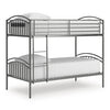 Hilletran Twin over Twin Bunk Bed with Ladder
