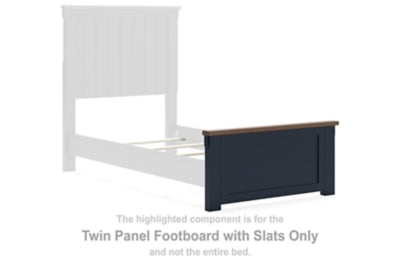 Landocken Twin Panel Footboard with Slats