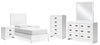 Binterglen Twin Panel Bed, Dresser, Mirror, Chest and 2 Nightstands