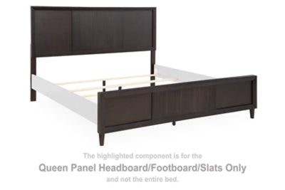 Urbantrack Queen Panel Headboard/Footboard/Slats