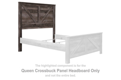 Cabecero de paneles Wynnlow Queen Crossbuck