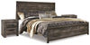 Wynnlow King Panel Bed and 2 Nightstands