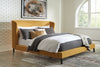Maloken King Upholstered Bed with Roll Slats
