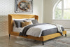 Maloken King Upholstered Bed with Roll Slats