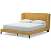 Maloken California King Upholstered Bed with Roll Slats