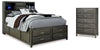 Caitbrook Full Storage Bed and Chest