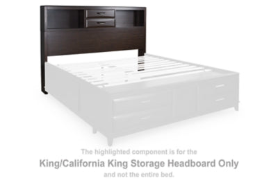 Vanmore King/California King Storage Headboard