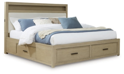 Calmoro Queen Bookcase Bed