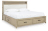 Calmoro King Bookcase Bed