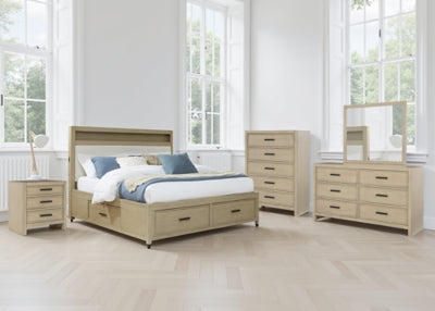Calmoro Queen Bookcase Bed