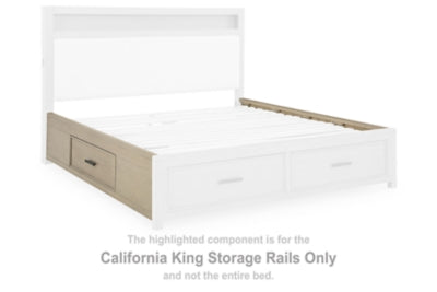 Calmoro California King Storage Rails