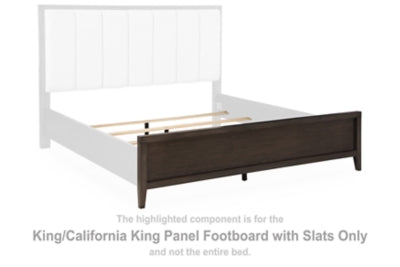 Westonfort King/California King Panel Footboard with Slats