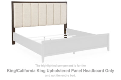 Cabecero tapizado de panel Westonfort King/California King