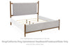 Lyncott King/California King Upholstered Headboard/Footboard/Slats