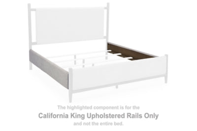 Lyncott California King Upholstered Rails