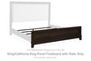 Neymorton King/California King Panel Footboard with Slats