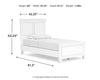 Fortman Twin Panel Bed