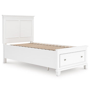 Fortman Twin Storage Footboard with Roll Slats