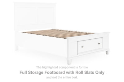 Fortman Full Storage Footboard with Roll Slats