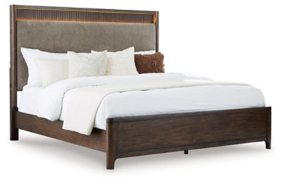 Korestone Queen Upholstered Panel Bed