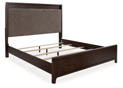 Korestone California King Upholstered Panel Bed