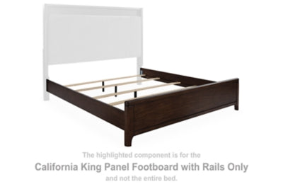 Korestone California King Panel Footboard with Rails