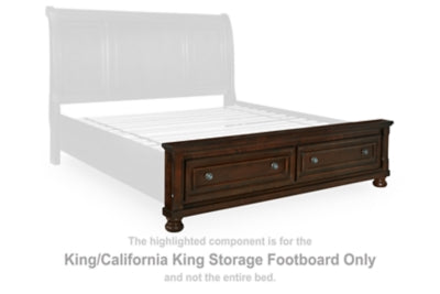 Porter King/California King Storage Footboard