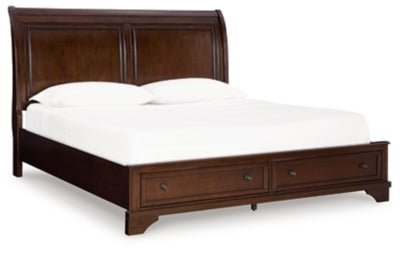 Cama Trineo con Almacenamiento King Trellington