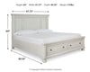 Robbinsdale Queen Panel Storage Bed