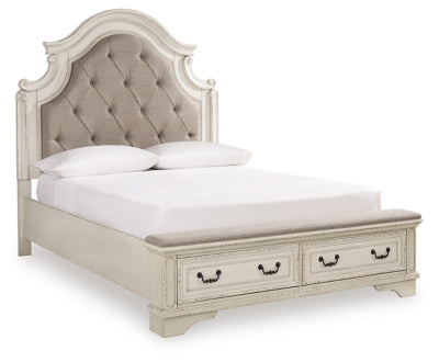 Realyn Queen Upholstered Storage Bed