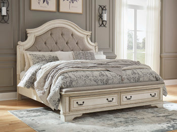 Realyn Queen Upholstered Storage Bed