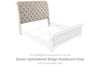 Realyn Queen Upholstered Sleigh Headboard
