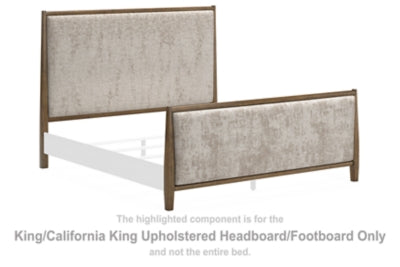 Roanhowe King/California King Upholstered Headboard/Footboard