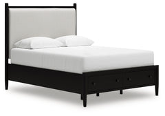 Portdown Queen Upholstered Panel Storage Bed