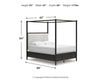 Portdown Queen Upholstered Canopy Bed